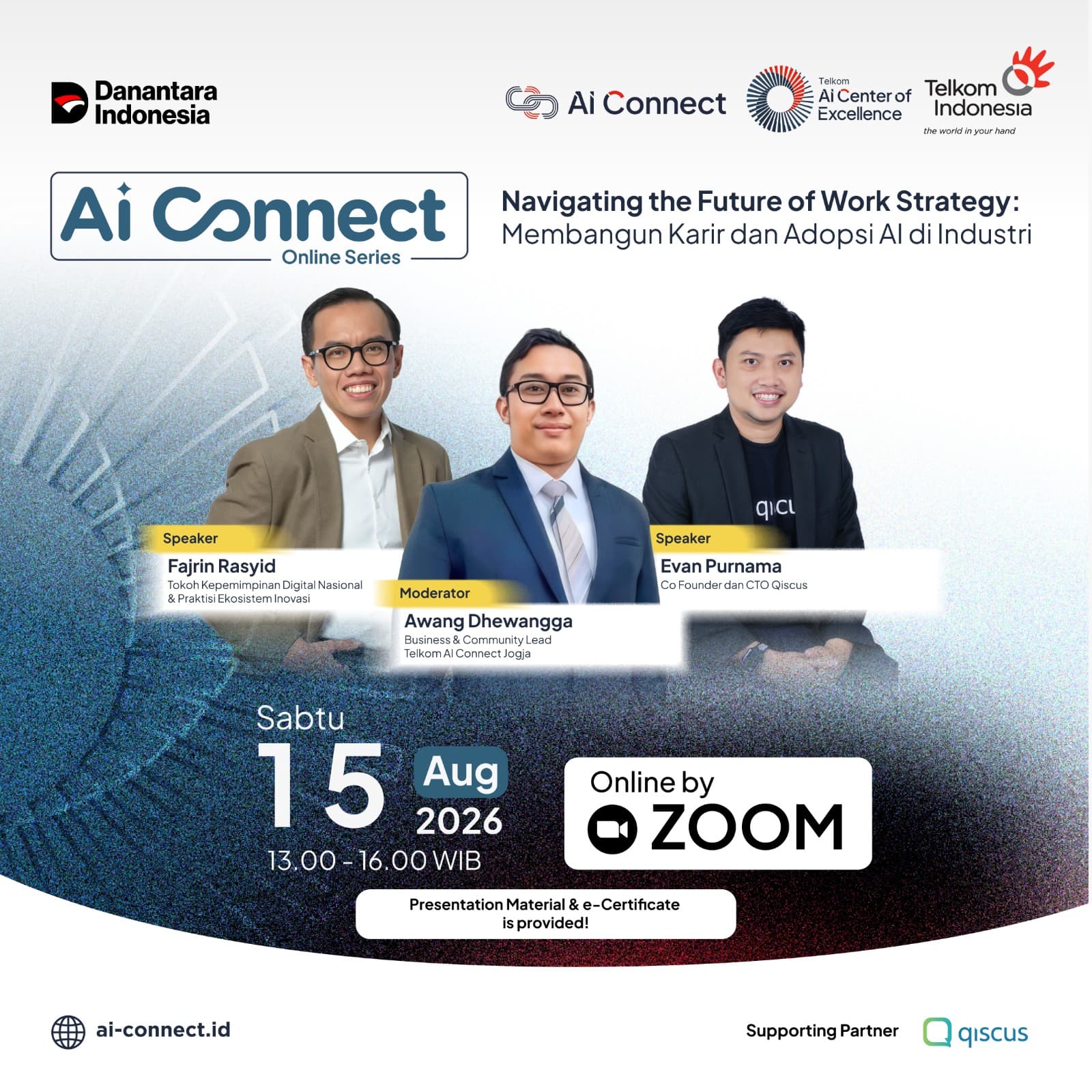 AI Connect Online Series: Navigating the Future of Work Strategi - Membangun Karir dan Adopsi AI di Industri