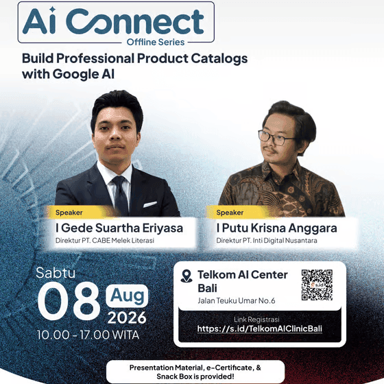 AI Connect Offline Series: Membangun Katalog Produk Profesional dengan Google AI