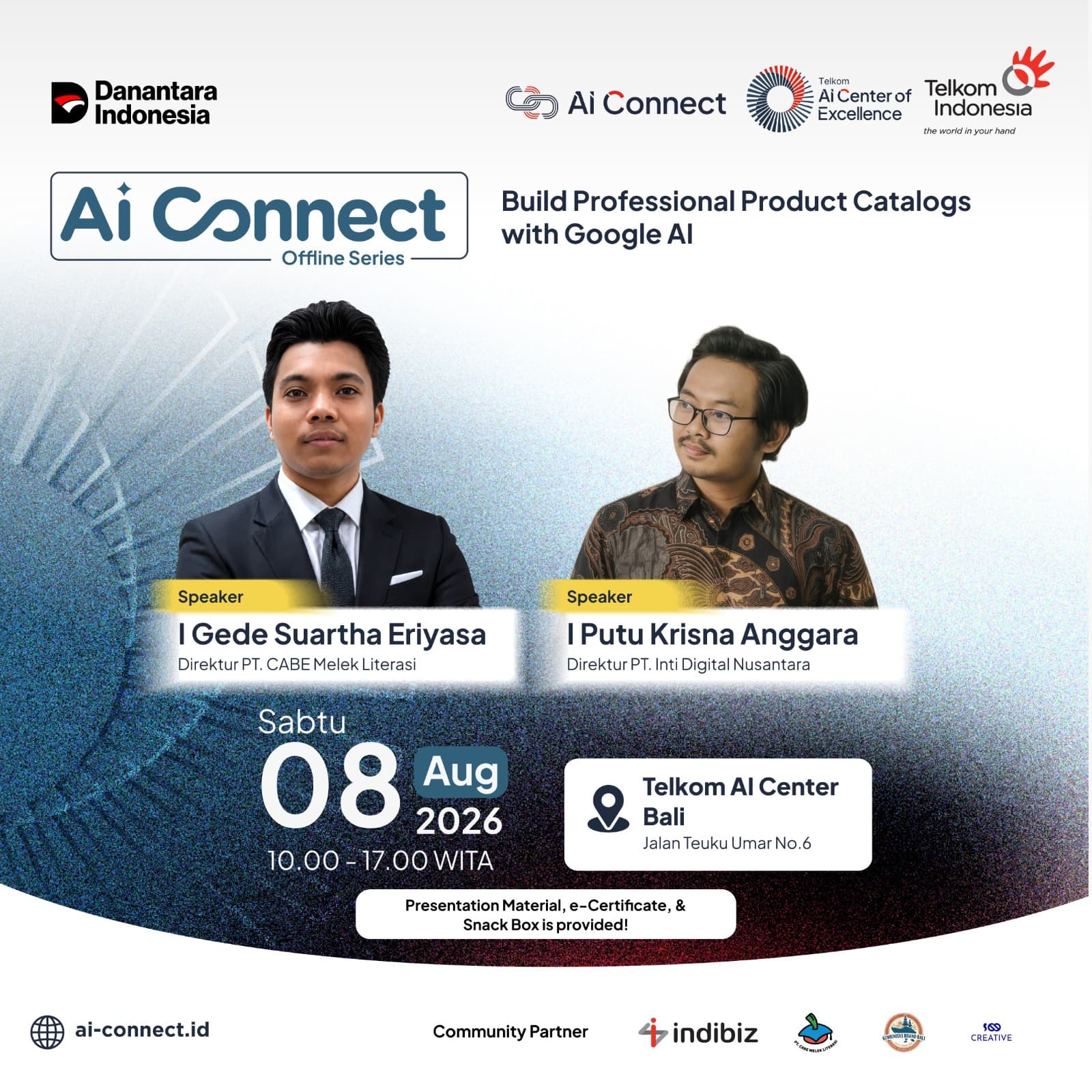 AI Connect Offline Series: Membangun Katalog Produk Profesional dengan Google AI