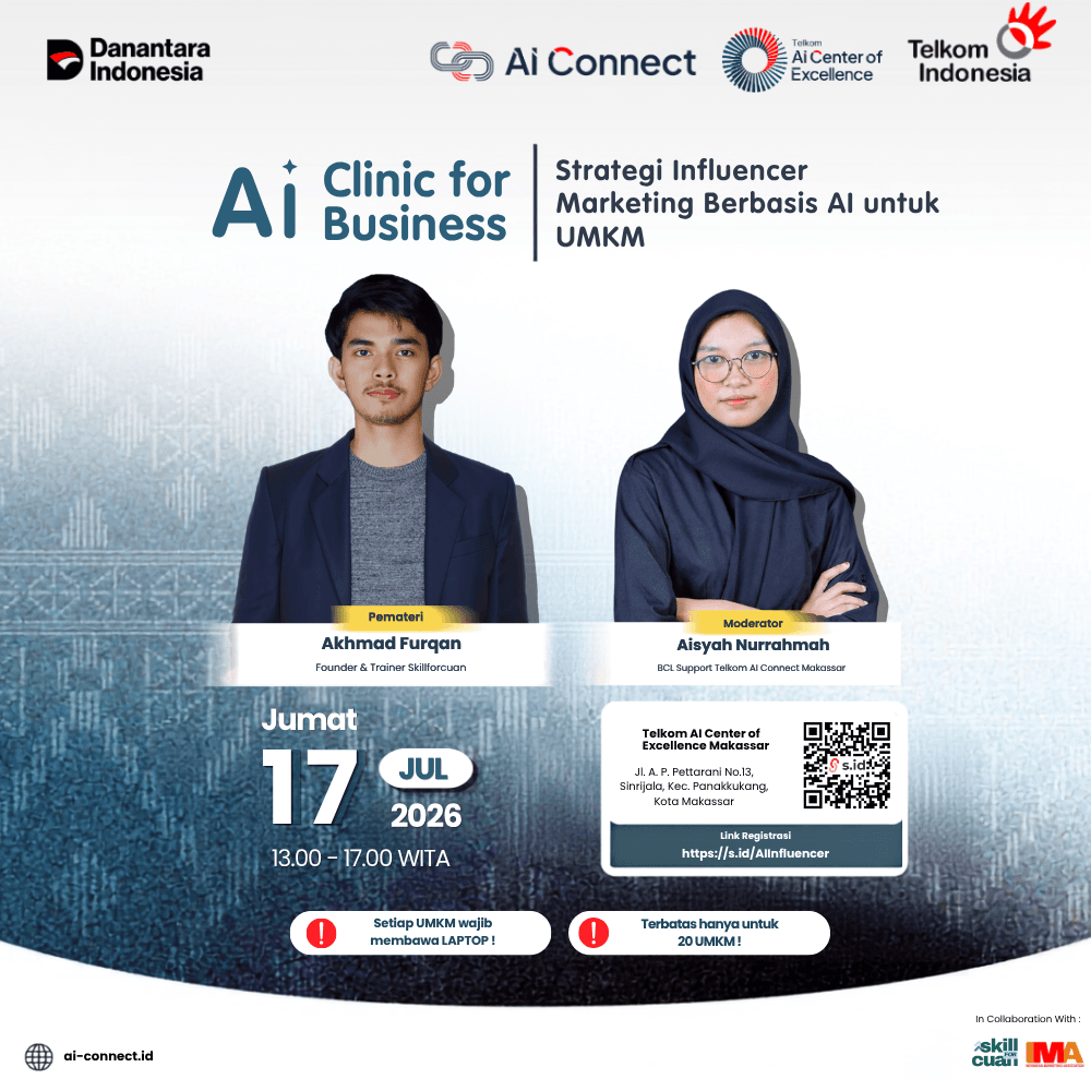 AI Clinic for Business: Strategi Influencer Marketing Berbasis AI untuk UMKM