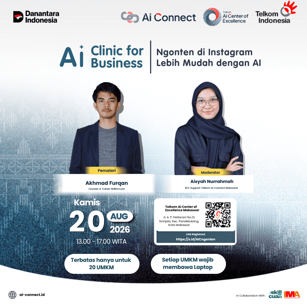 AI Clinic for Business: Ngonten di Instagram Lebih Mudah dengan AI